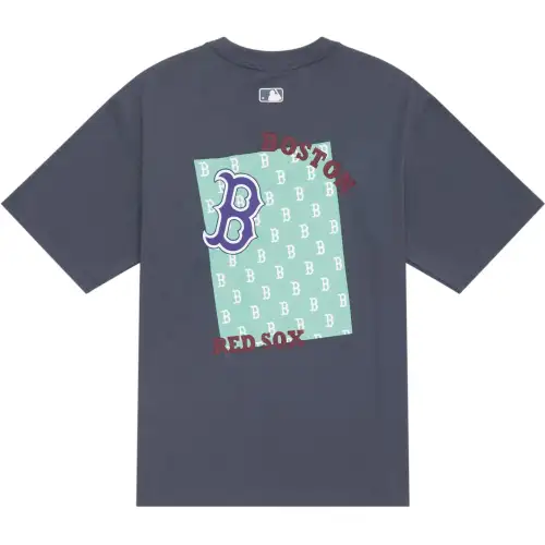 MLB MONOGRAM SS24 T Shirt Unisex Dark Gray
