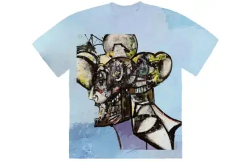 Travis Scott Portrait Of Travis Tie Dye T Shirt