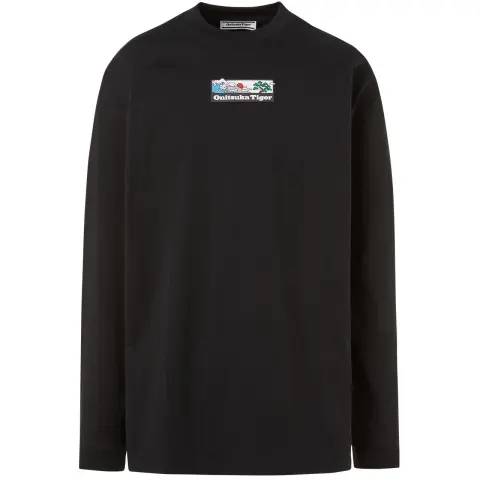 Onitsuka Tiger T Shirt Unisex Black