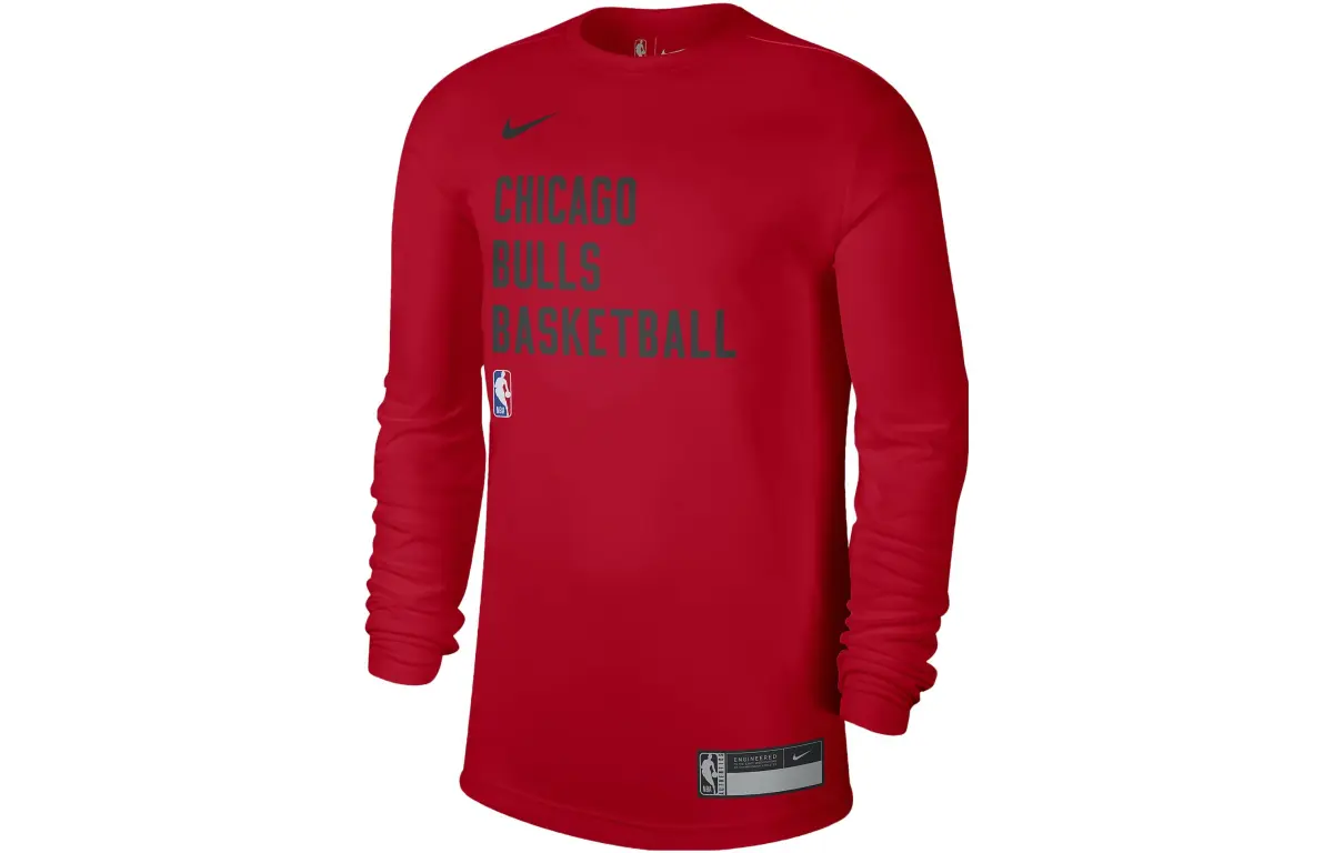 Nike Dri-Fit T-Shirts Men's Red Crew Neck Moderate