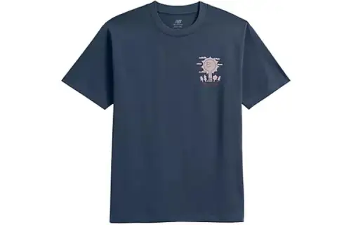 New Balance T Shirt Men's Marine Blue