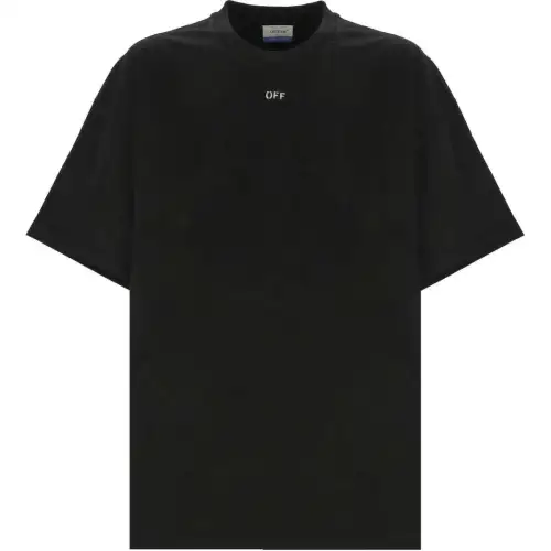 OFF WHITE Logo print Cotton T shirt