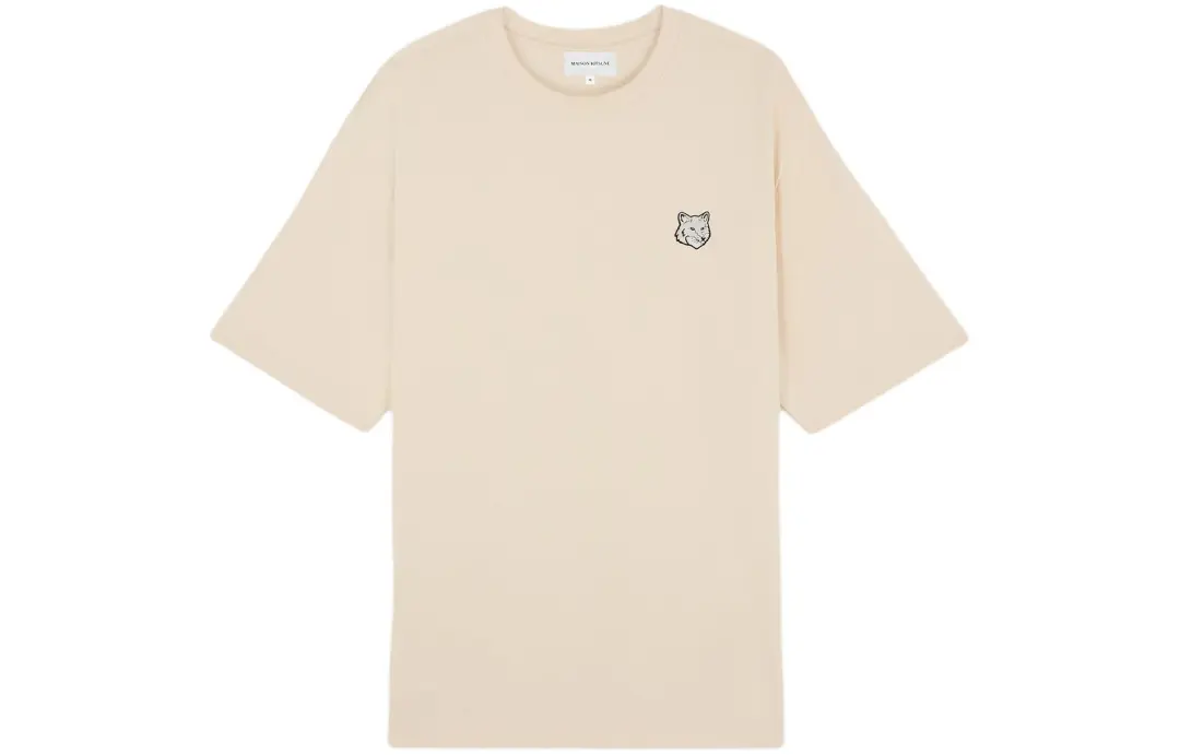 Maison Kitsuné Bold Fox Head Patch Crewneck T Shirt