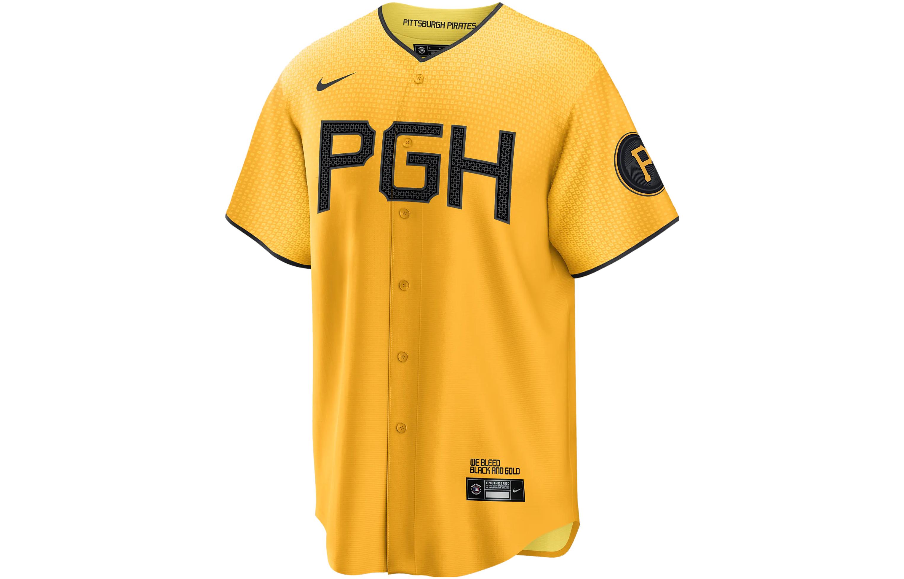 Nike Mlb Pittsburgh Pirates City Connect (Ke'Bryan Hayes) Men's Replica Baseball Jersey