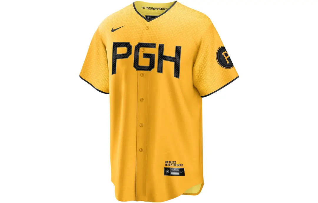 Nike Mlb Pittsburgh Pirates City Connect (Ke'Bryan Hayes) Men's Replica Baseball Jersey
