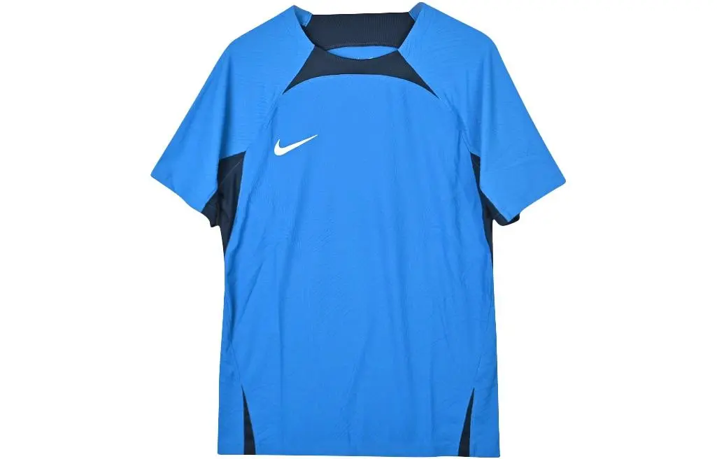 Nike T-Shirts Men's Blue Crew Neck Moderate