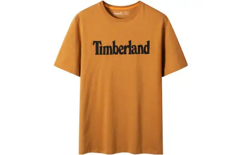 Timberland T Shirts Men's Wheat Crew Neck Moderate Straight Fit