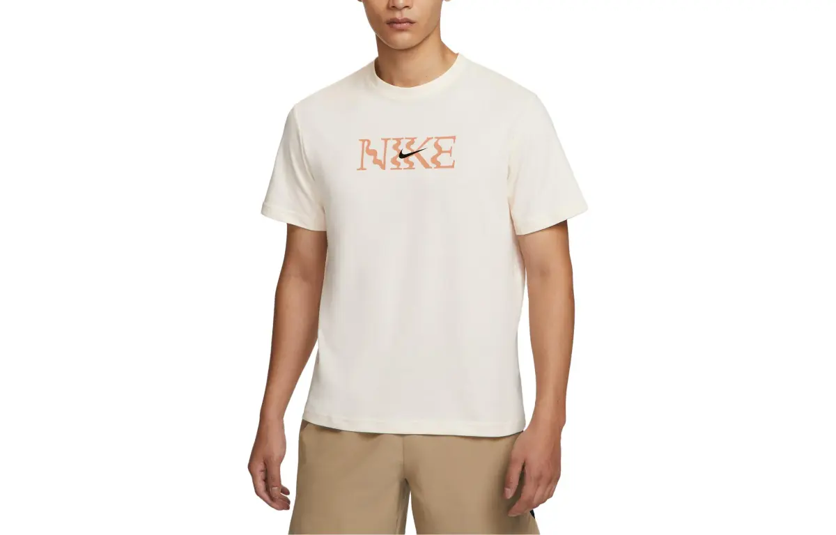 Nike T Shirt Men's Light Ivory White