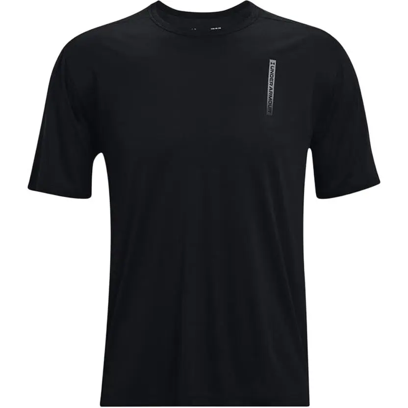 Under Armour CoolSwitch T-Shirts Men's Black Crew Neck Moderate Straight Fit