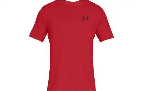 Under Armour T Shirts Men's Red Crew Neck Moderate Other