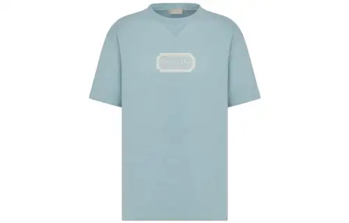 DIOR T Shirts Men's Crew Neck Moderate Straight Fit