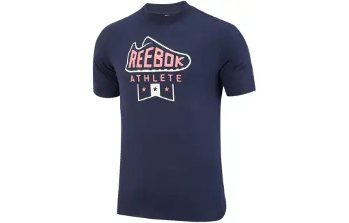 Reebok GQR REEBOK FTW ATHLETE T Shirt Men's Marine Blue