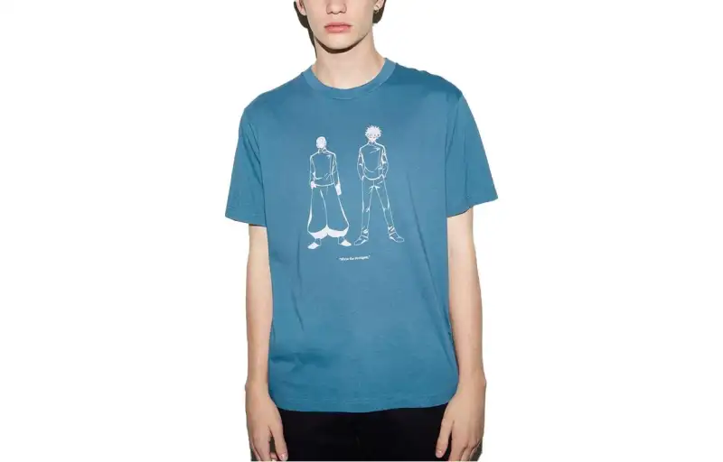 UNIQLO x ZHOUSHUHUIZHAN,LIANMINGKUAN T Shirt Unisex Turquoise