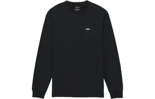 Vans Comfycush T Shirts Unisex Black Crew Neck Moderate Other
