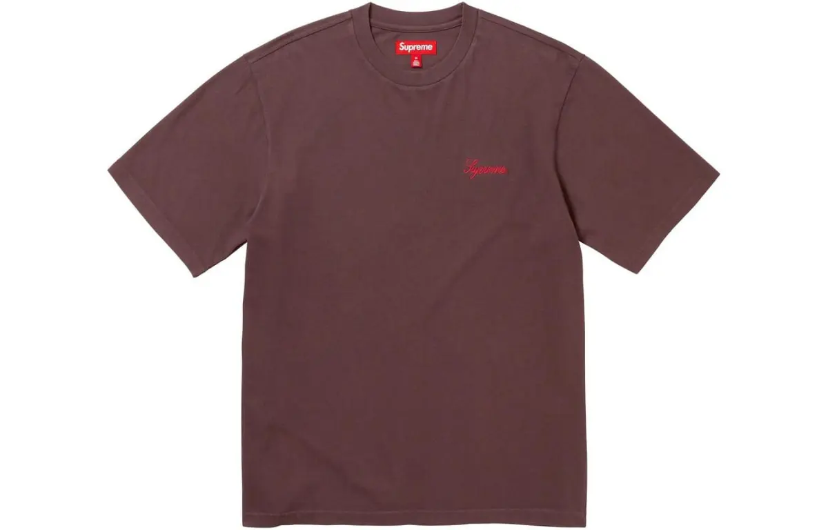 Supreme Washed Script S/S Top FW23
