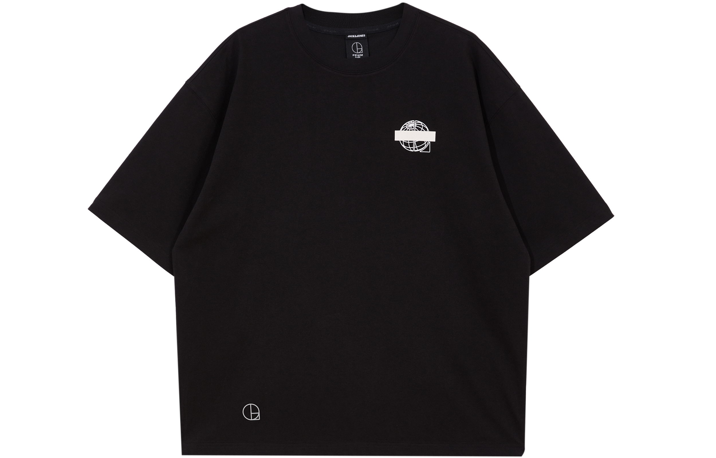 JACK JONES Jack Jones summer casual style, daily versatile, fashionable and stylish, handsome, cool, photosensitive, ultraviolet discoloration, trendy loose short-sleeved T-shirt, same style for men and women