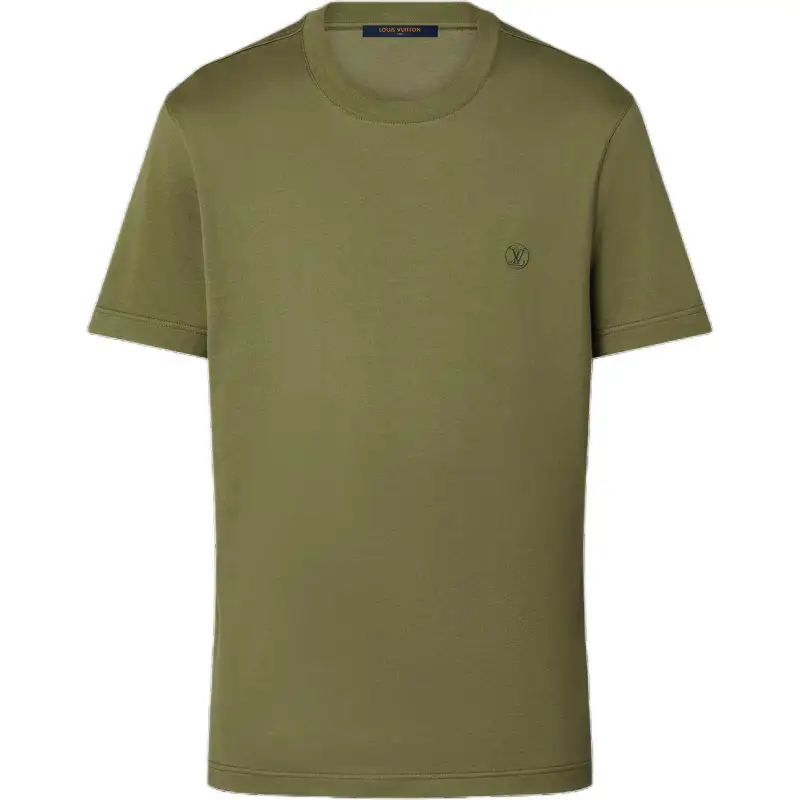 LOUIS VUITTON Classic Cotton T Shirt T Shirt Men's Green