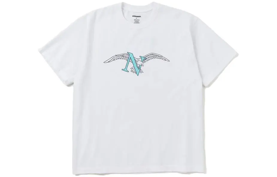 Neighborhood eagle-logo rint T-shirt