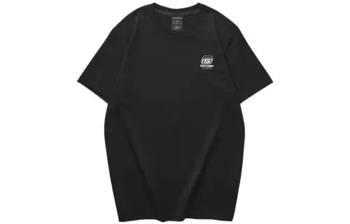 Skechers T Shirt Unisex Carbon Black