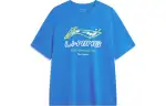 Li Ning T Shirt Men's Dark Bright Blue