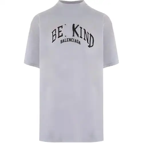 Balenciaga T Shirt Loose Fit Men's Gray