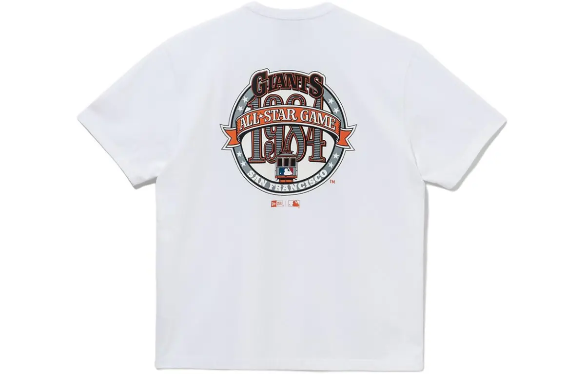 New Era SS24 T Shirt Unisex White