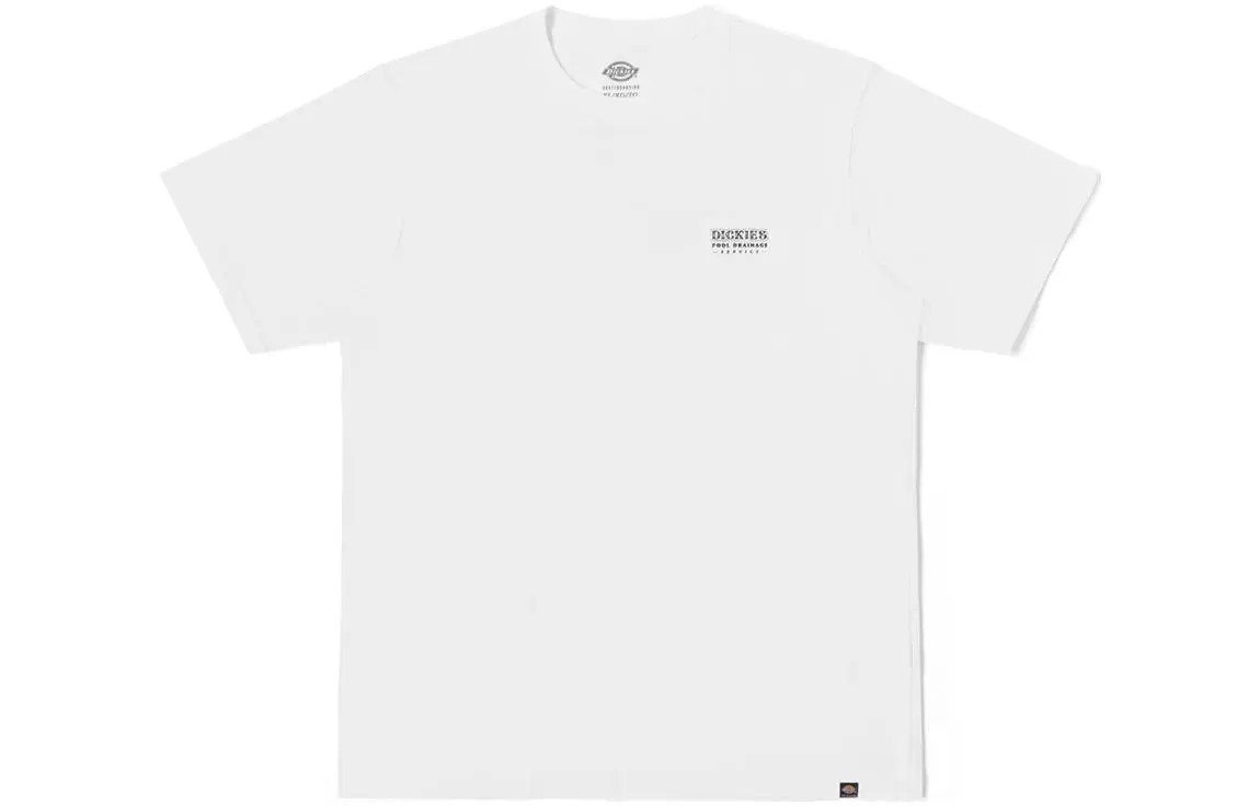 Dickies T Shirts Men's White Crew Neck Moderate