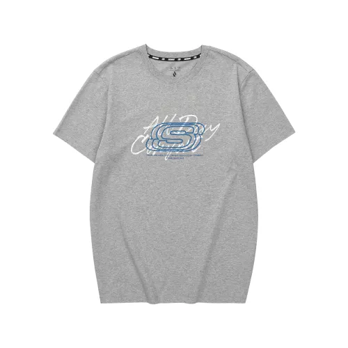 Skechers T Shirt Unisex Medium Heather Gray