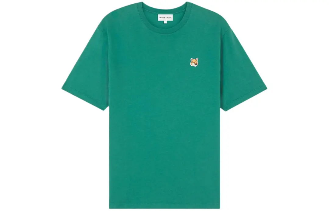 Maison Kitsuné Fox Head Patch Crewneck T Shirt