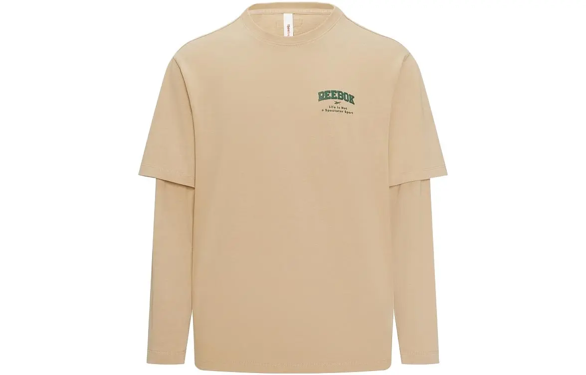 Reebok T Shirt Unisex Light Khaki