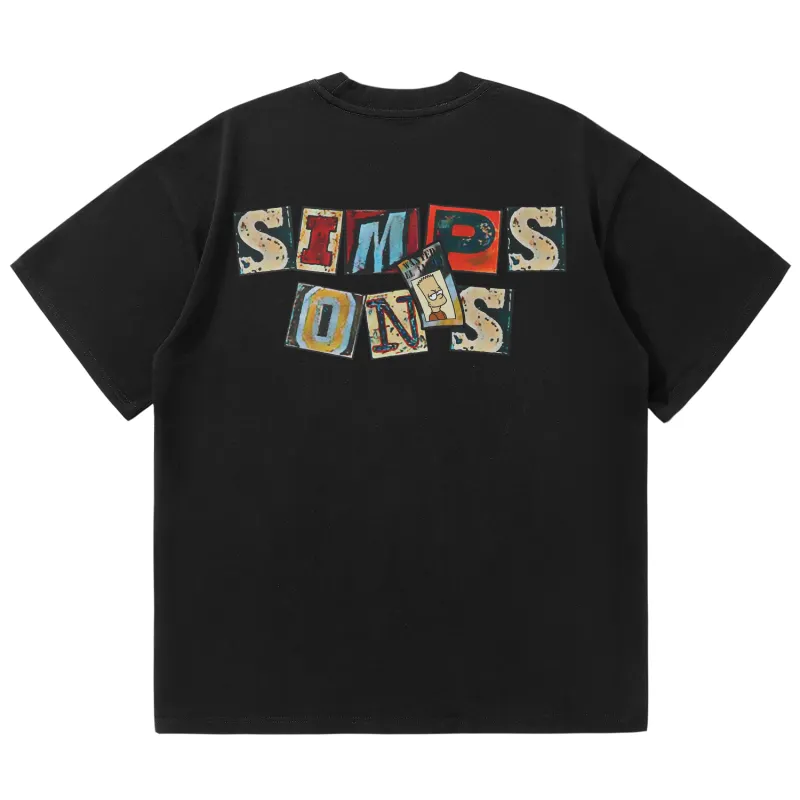The Simpsons T Shirts Unisex Crew Neck Moderate Straight Fit