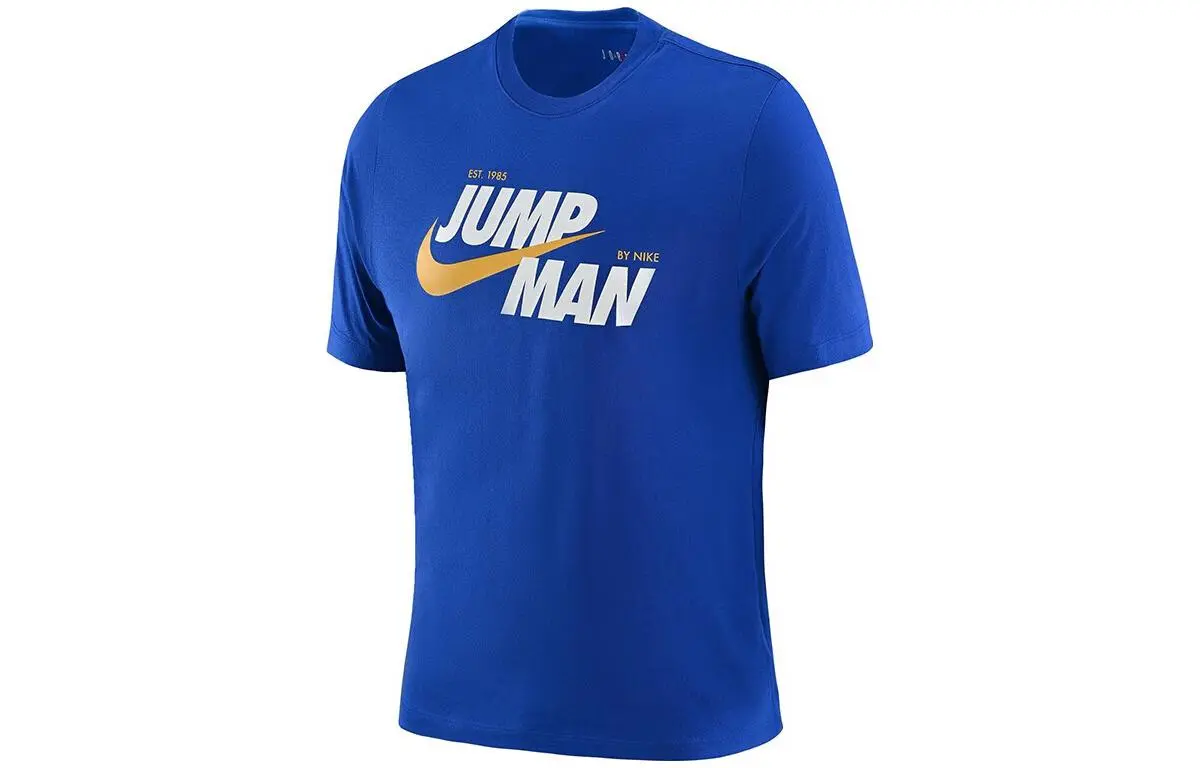 Jordan Air Jordan Jumpman X Nike T Shirt Men's Game Royal Blue