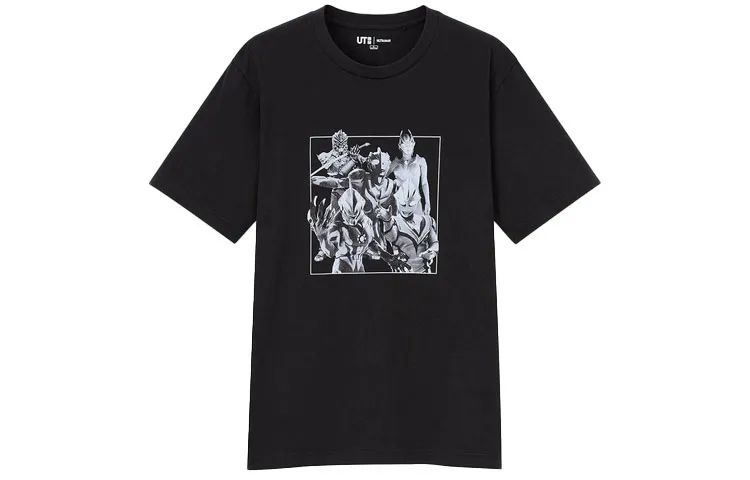 UNIQLO x AOTEYINGXIONGXILIE,LIANMINGKUAN T Shirt Men's Black