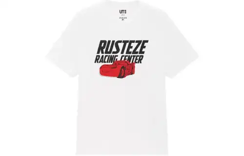 UNIQLO T Shirts Unisex White Crew Neck Moderate