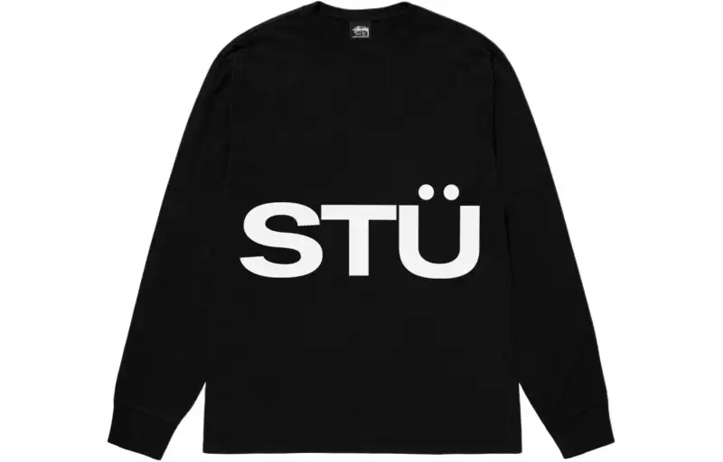 Stussy All Caps Long Sleeve Tee