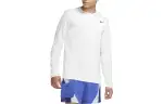 Nike T Shirts Men's White Crew Neck Moderate Straight Fit