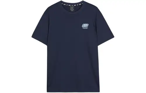 Skechers Colorful T Shirt Unisex Navy Blue