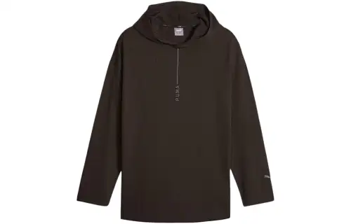 PUMA T Shirts Men's Black Hooded Moderate Other