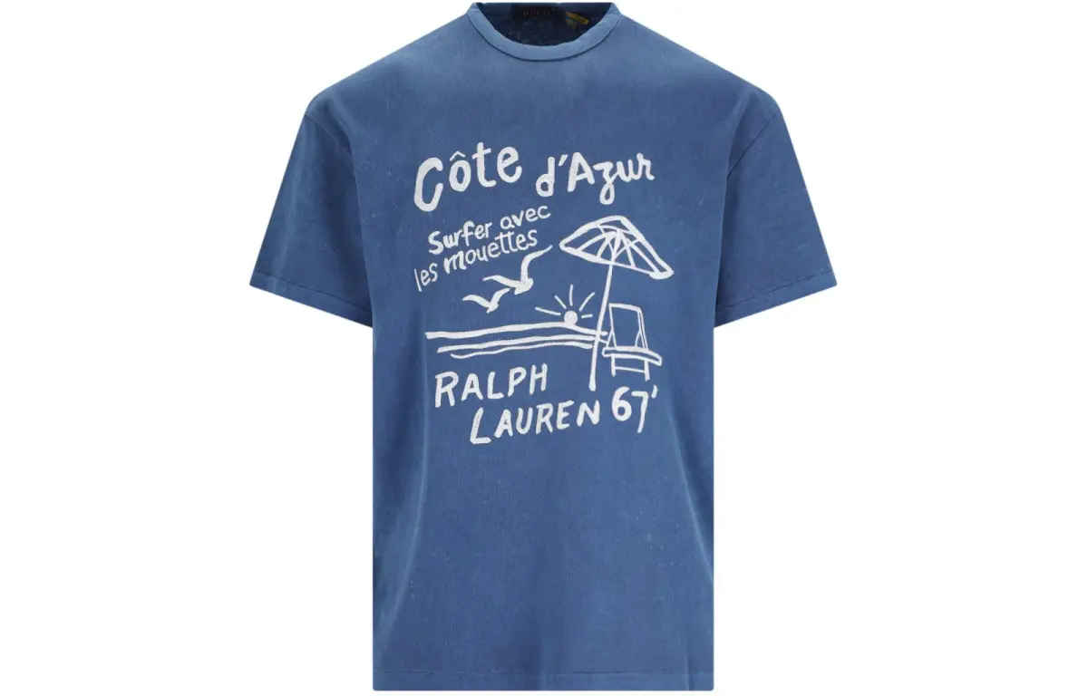 Polo Ralph Lauren Logo Embroidered Crewneck T-Shirt
