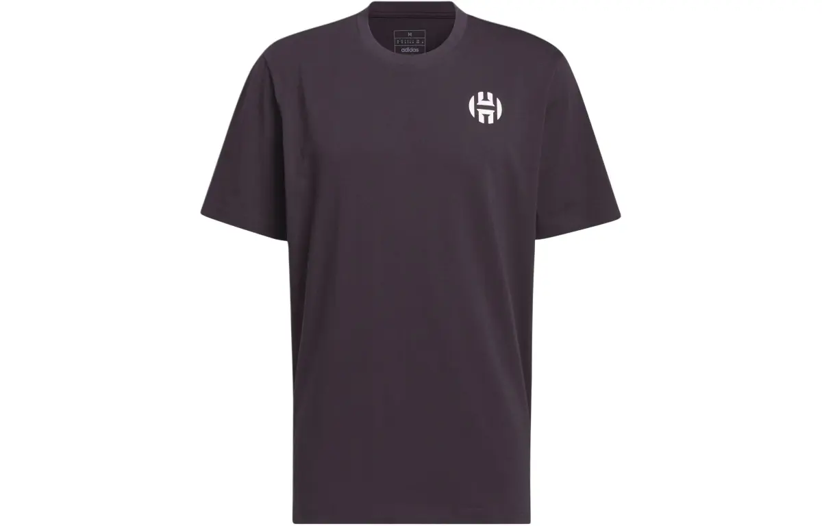 Adidas T Shirt Men's Black Purple