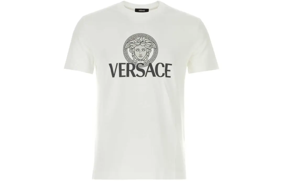 VERSACE Medusa Head Printed Crewneck T Shirt
