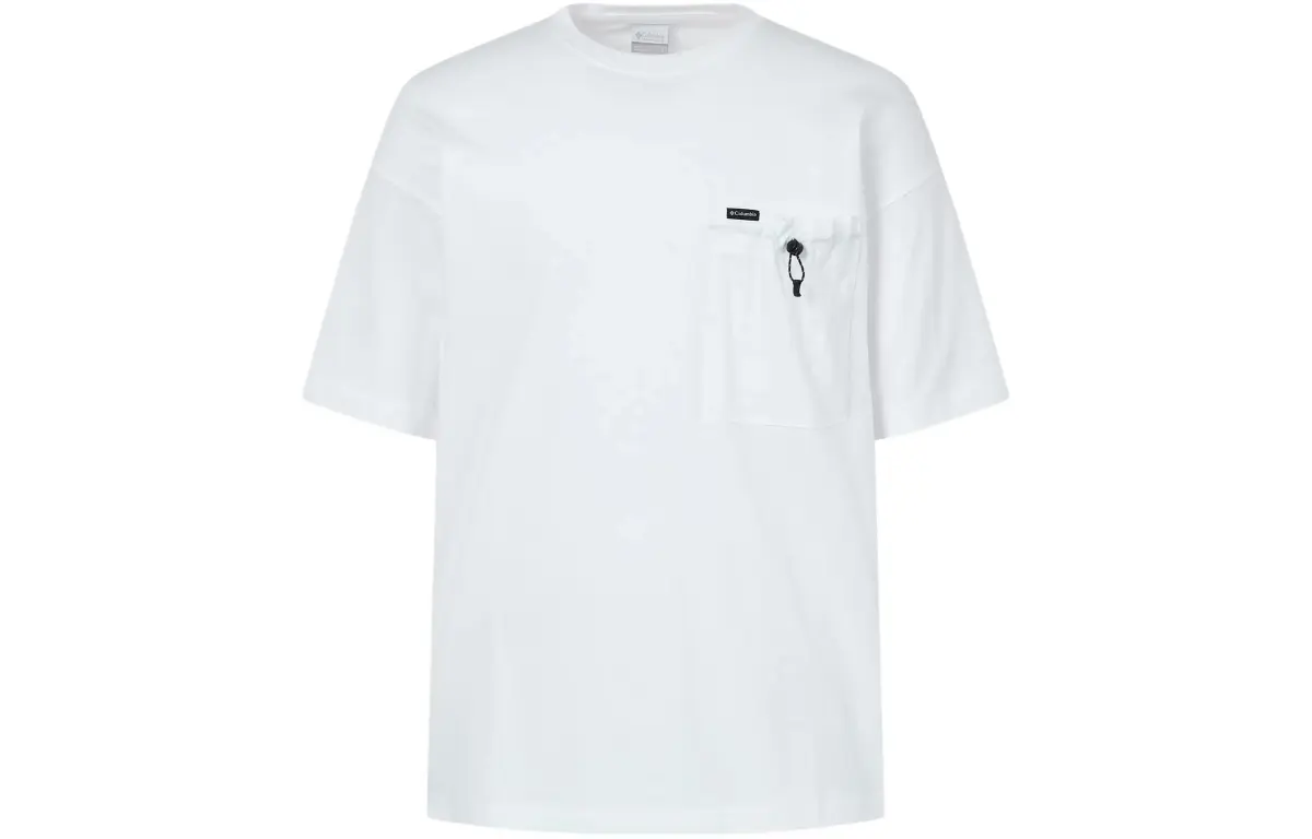 Columbia Landroamer T-Shirts Unisex White Crew Neck Moderate