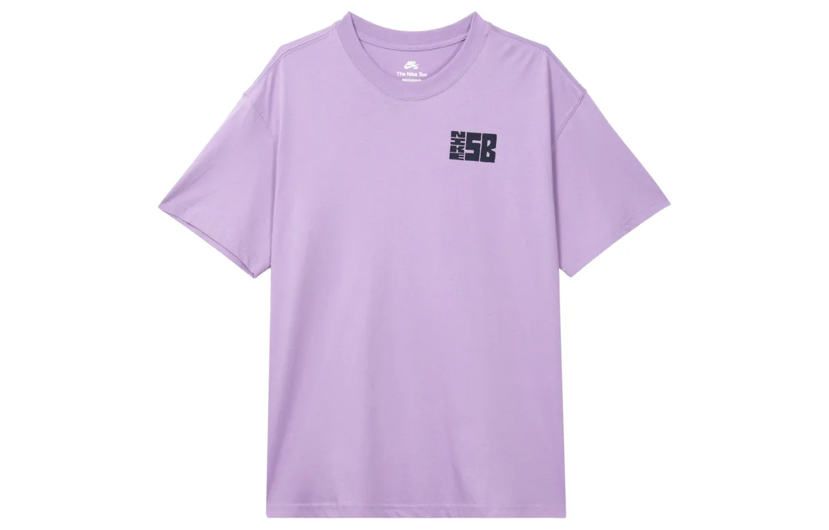 Nike Drop Shoulder Sleeve T-Shirt Men's Star Purple