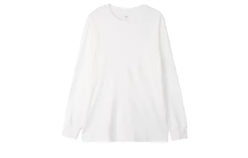 UNIQLO Drop Shoulder Sleeve T Shirt Men's White