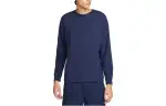 Nike T Shirts Men's Dark Blue Crew Neck Moderate Straight Fit