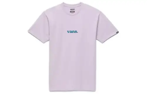 Vans T Shirts Unisex Pink Crew Neck Moderate Straight Fit