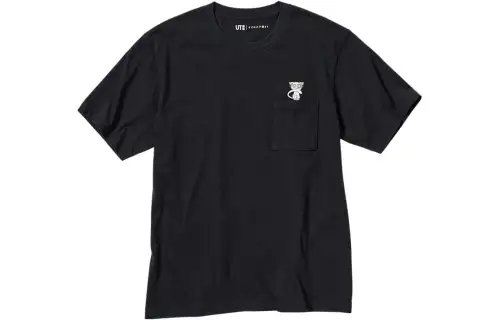 UNIQLO x XINHAICHENG,LIANMINGKUAN T Shirt Unisex Black