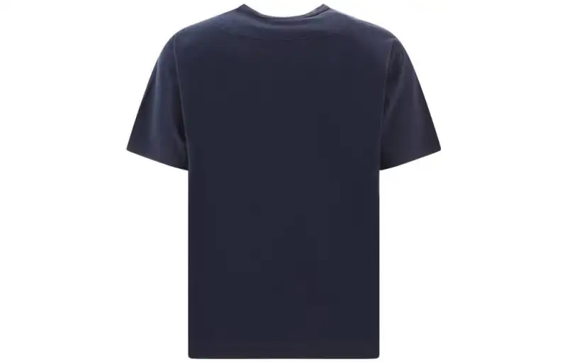 STONE ISLAND T Shirts Men's Dark Blue Crew Neck Moderate Straight Fit