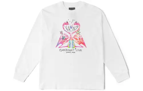 Vans T Shirts Unisex White Crew Neck Moderate Straight Fit