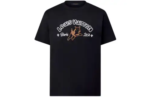LOUIS VUITTON By Tyler The Creator Embroidered Cotton T shirt